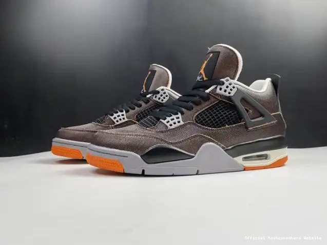 Official Maikesneakers 4 Air Retro (W) Jordan CW7183-100 Starfish 0612